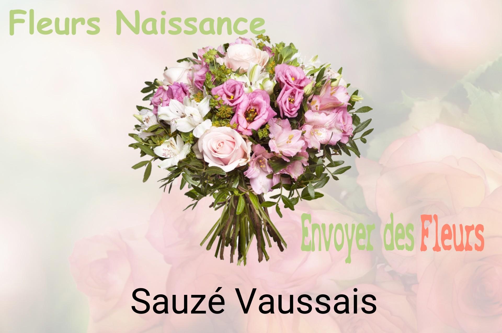 Bouquet de fleurs de naissance livré à Sauzé-Vaussais